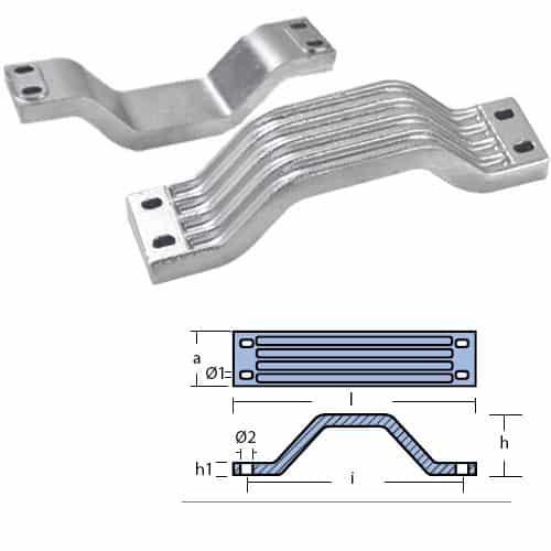 BARRA PER MOTORI YAMAHA SELVA 115/225 HP