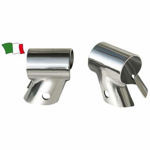 SUPPORTO A "T" STAMPATO INCLINATO INOX AISI 316