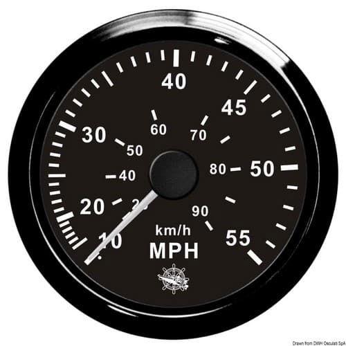SPIDOMETRO CON TUBO DI  PILOT A PRESSIONE