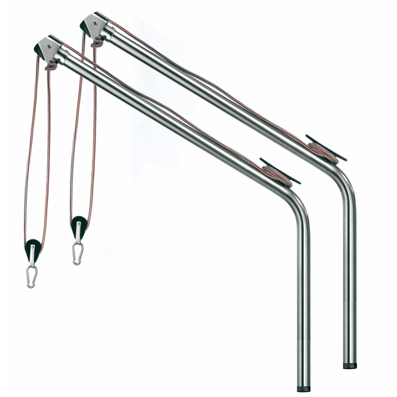 COPPIA DI GRUETTE IN ACCIAIO INOX