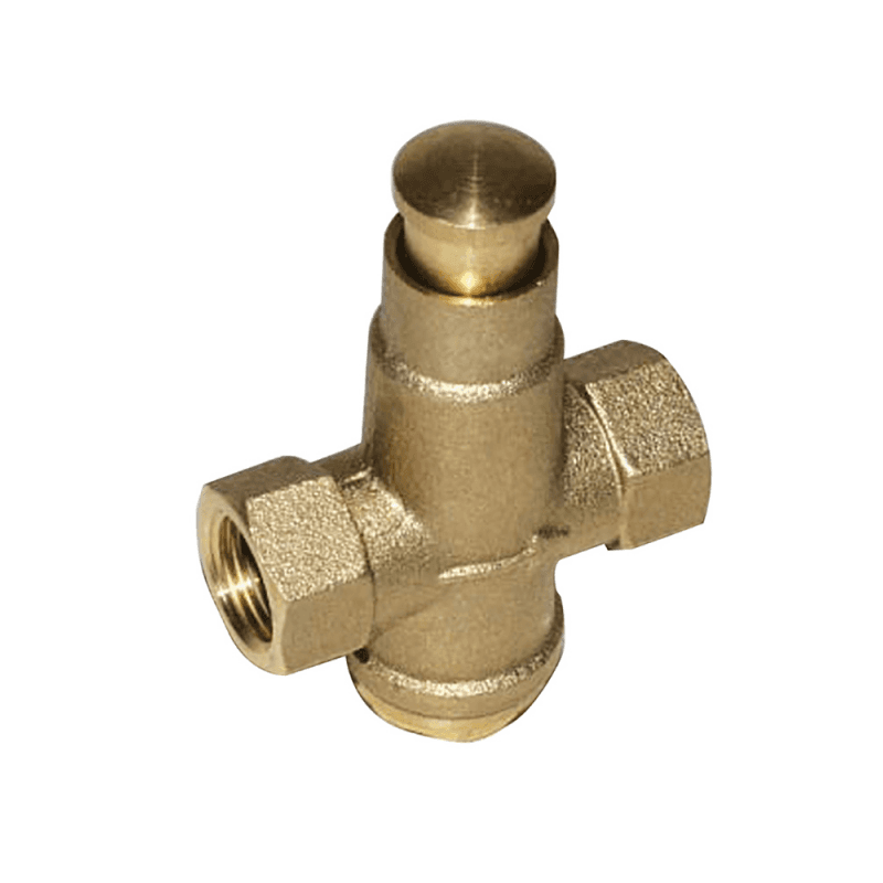 RUBINETTO A PULSANTE DA 3/8 IN OTTONE