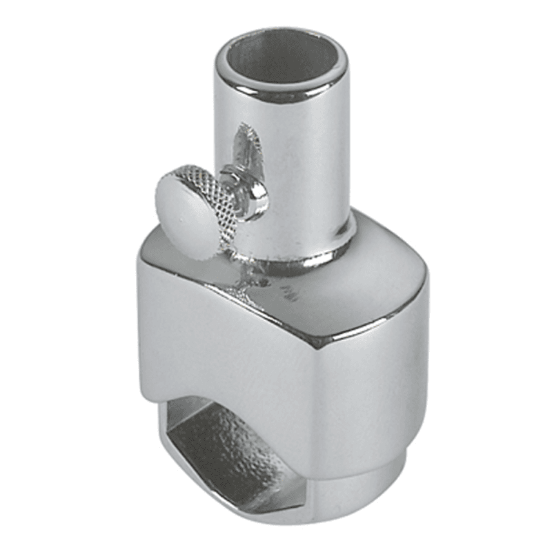 SUPPORTO PER ASTA IN OTTONE CROMATO