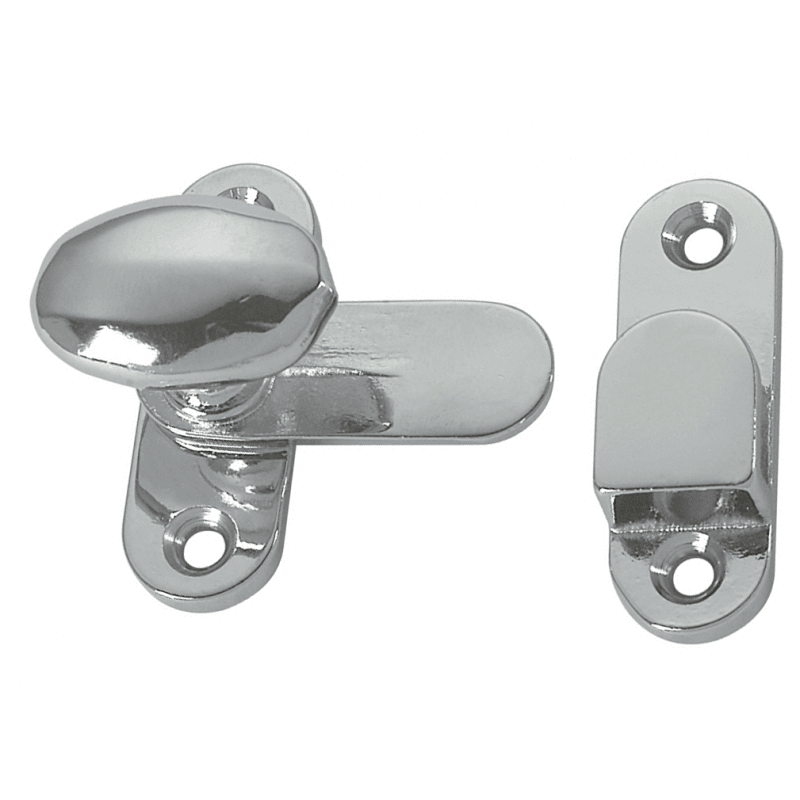 TAVELLA FERMAPORTA OTTONE CROMATO