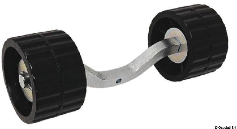 Rullo fisso prof. estruso 20 mm e sagomato 120x75 mm