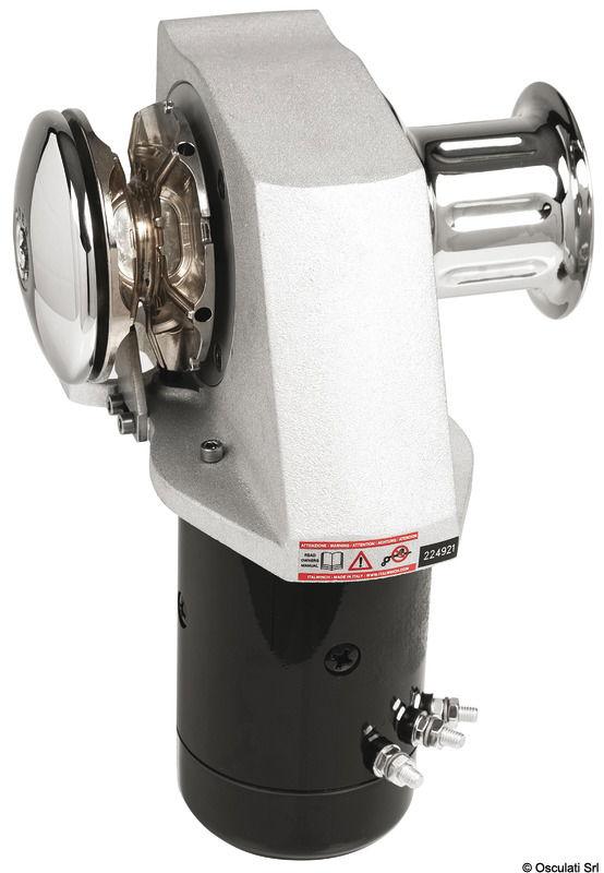 Verricello Italwinch Obi 1500 W - 12 V con campana -barbotin 8 mm