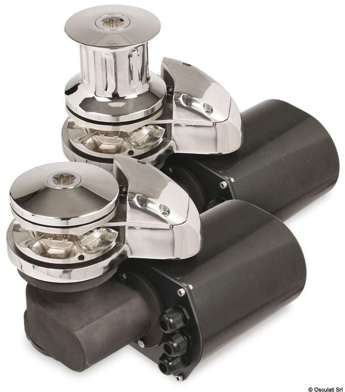 Verricello inox verticale CL-P  1000W 12V - C. 8mm