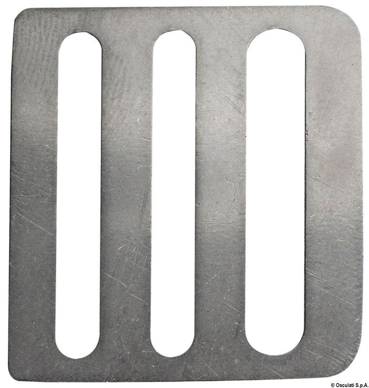 2 Fibbie inox 3 passaggi mm 30