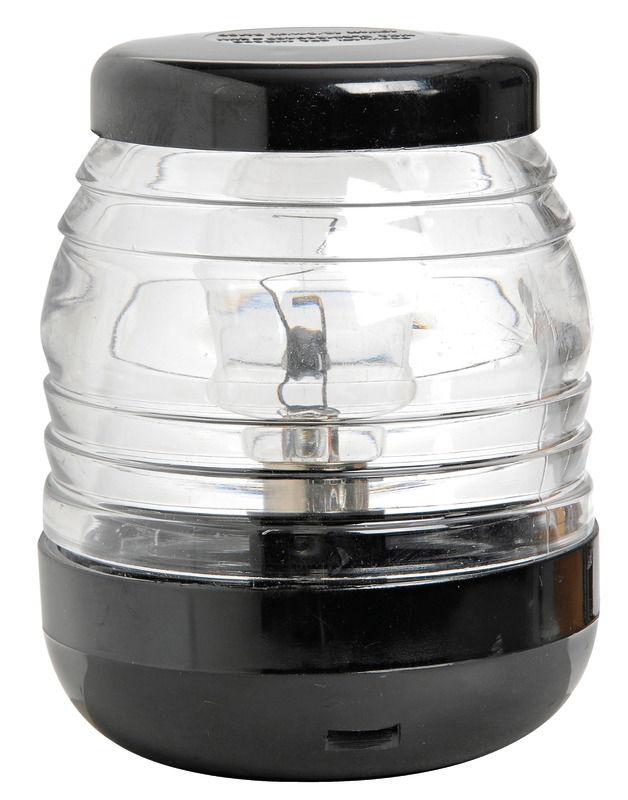 Fanale testa albero bianco/nero 360° 12 V