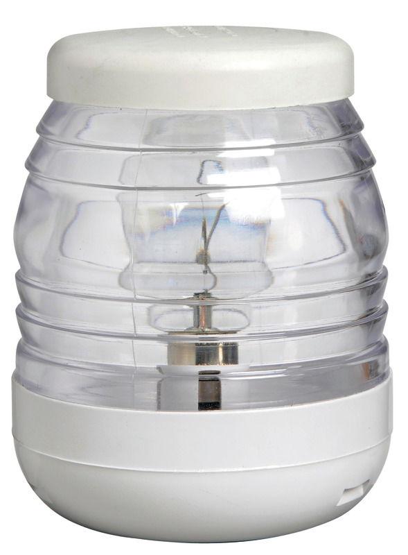 Fanale testa albero bianco/bianco 360° 12 V