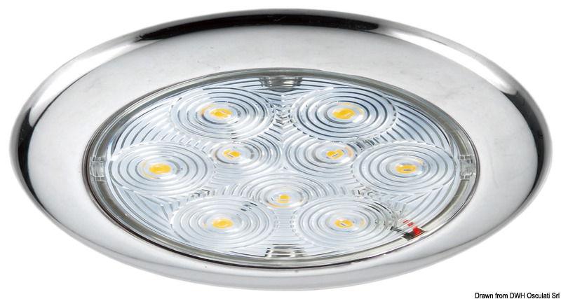 Plafoniera 9 LED luce bianca