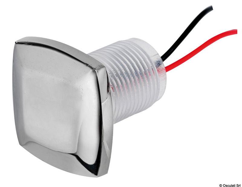 Luci di cort LED SQUARE luce bianca verso il basso