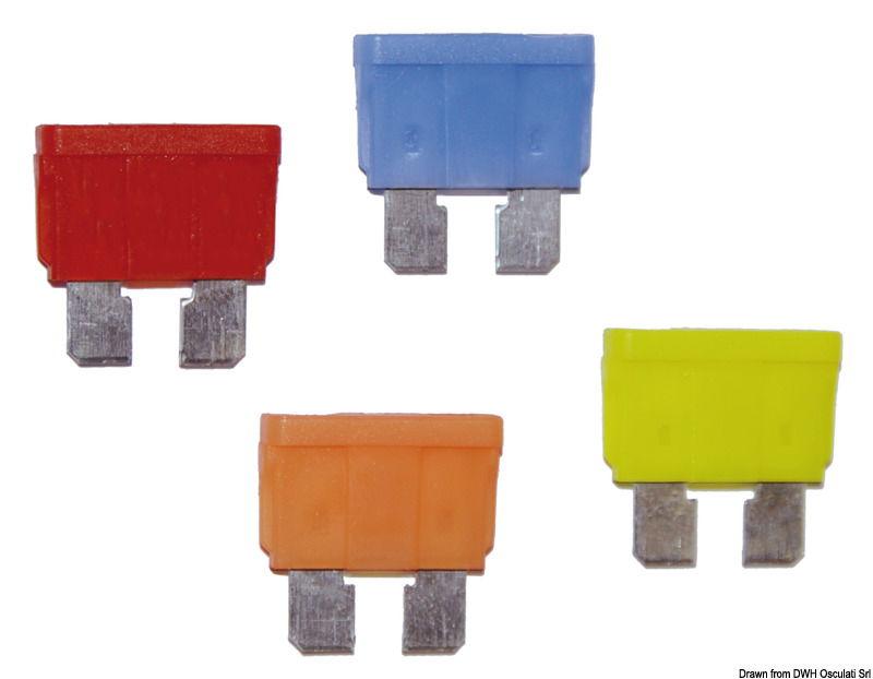 Fusibili lamellari spia LED 20 A