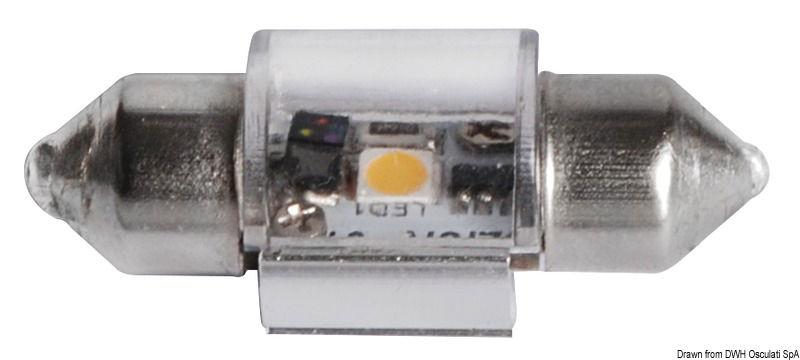 Lampadina led bianco/verde