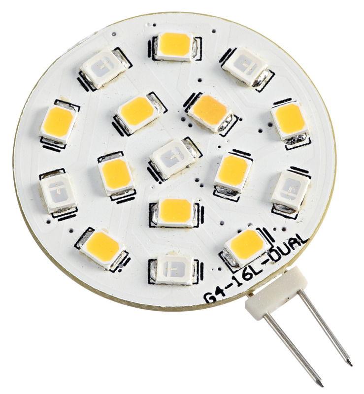 Lampadina LED SMD bianco rosso 24V