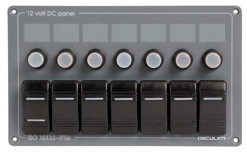 Pannello orizzontale 7 interruttori