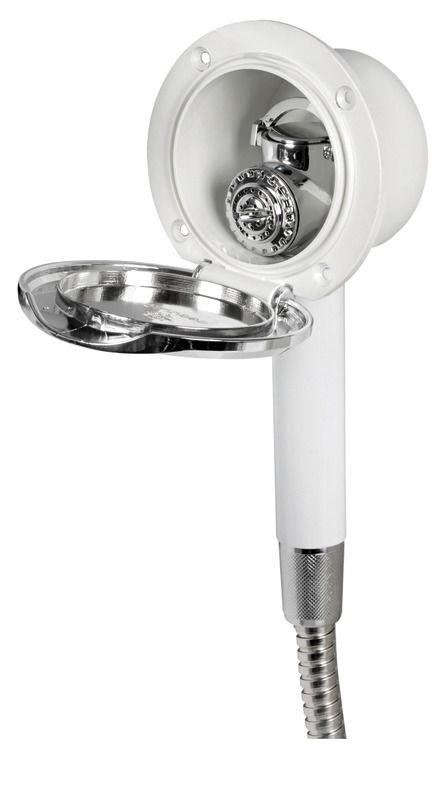 Box doccia Classic Evo cromato tubo inox 2,5 m a parete