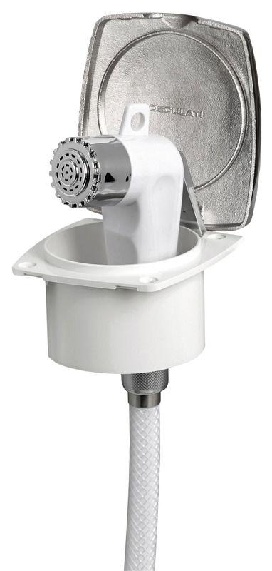 Doccetta Boris Inox tubo PVC 4 m