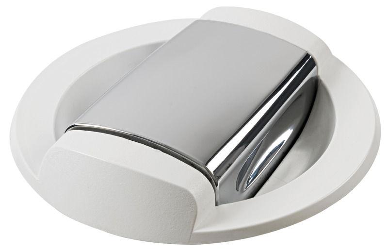 Doccia Saturn solo fredda base orizzontale bianca