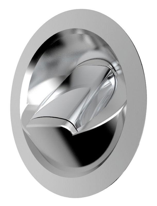 Doccia c/miscelatore Saturn base verticale cromata