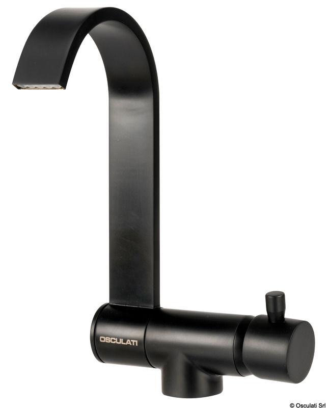 Miscelatore Style nero canna abbattibile