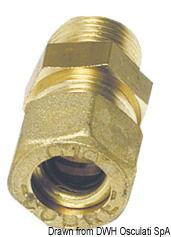 Raccordo dritto maschio 8 mm x 1/4"