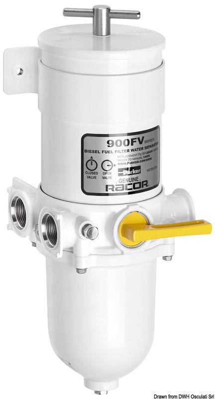 Filtro Racor completamente metallico 900MAM