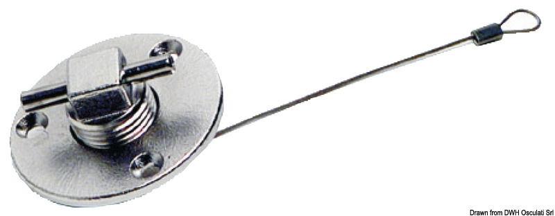 Tappo di scarico apertura manuale a T