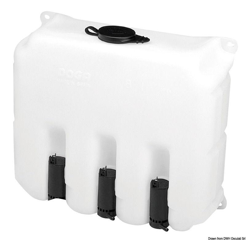Lavavetri 9,7 l 3 pompe 24 V