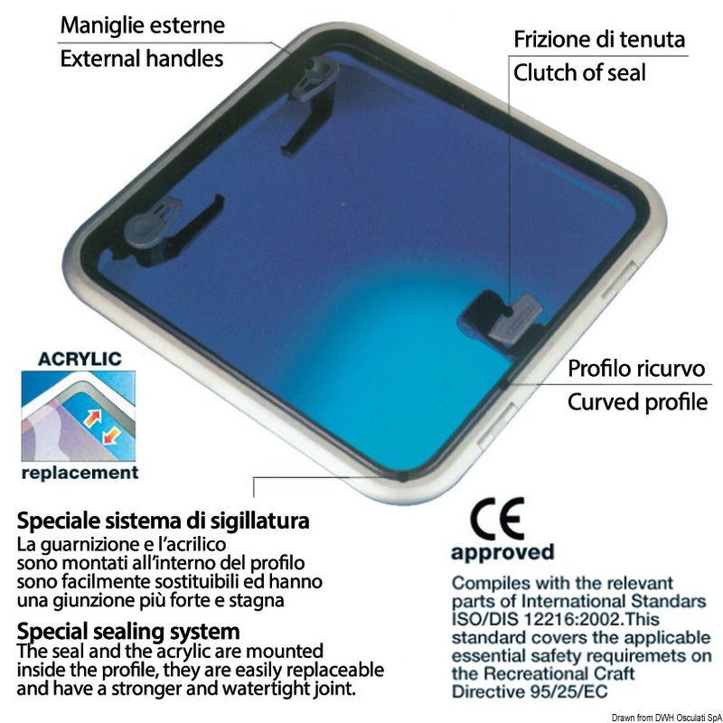 Passo uomo Lewmar Low Profile 30 con braccetto