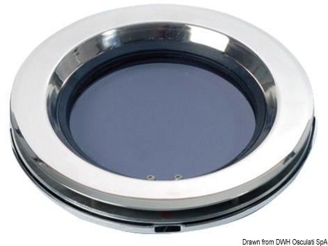 Oblò tondo inox Lewmar Ø 250 mm