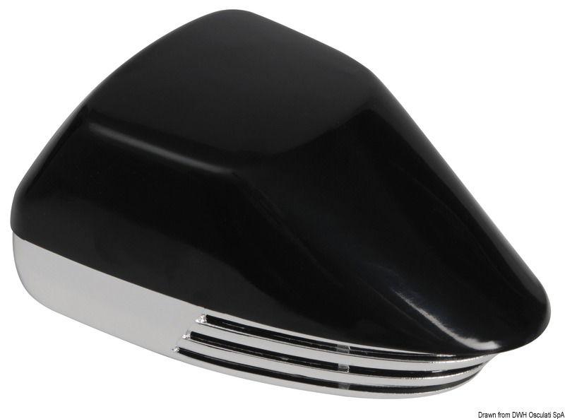 Tromba ABS cromato e nero 12 V