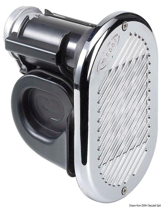 Tromba HURRICANE cromata 24 V