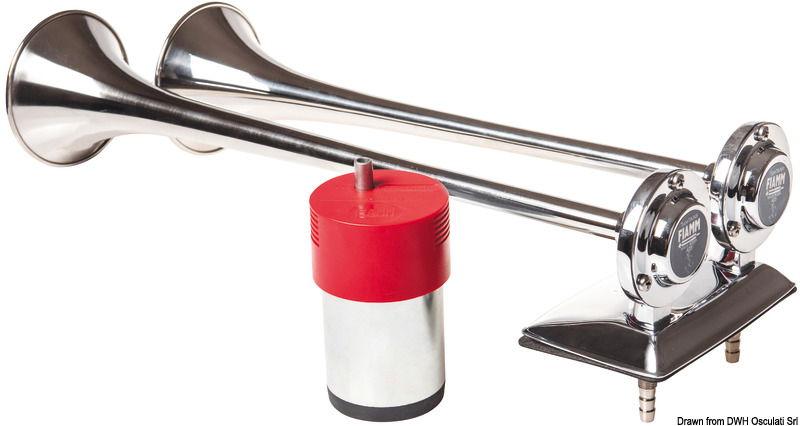 Tromba Fiamm Ponente con Compressore 24V
