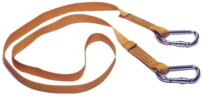 Cordone ombelicale 2 m con 2 moschettoni