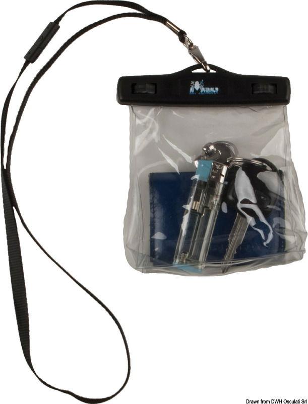 Porta oggetti stagno trasparente 12 x 11 cm