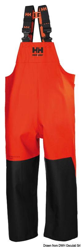 HH Storm Rain BIB arancio/nero S