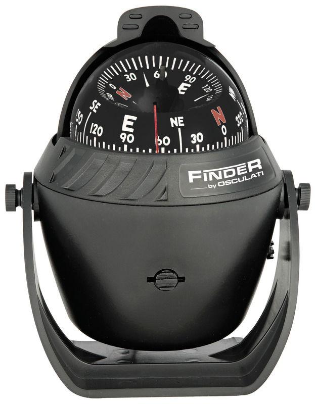 Bussola Scout nera 2" 5/8, rosa nera