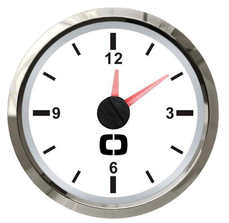 Orologio al quarzo bianco/lucida