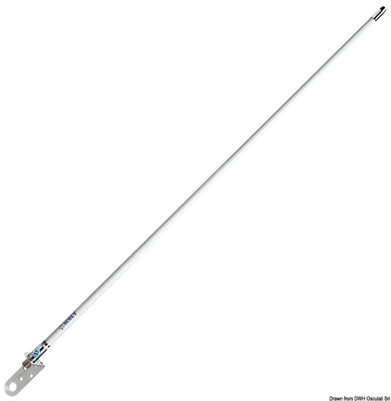 Antenna VHF Scout KM4 predisposta per Windex 100cm