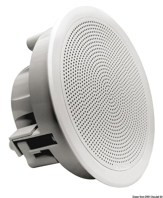 FM-F77RW Flush Mount Speaker 7.7”Rotondi Bianchi (coppia)