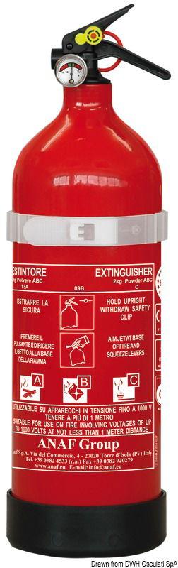 Estintore 2 Kg Italia 13A 89B C