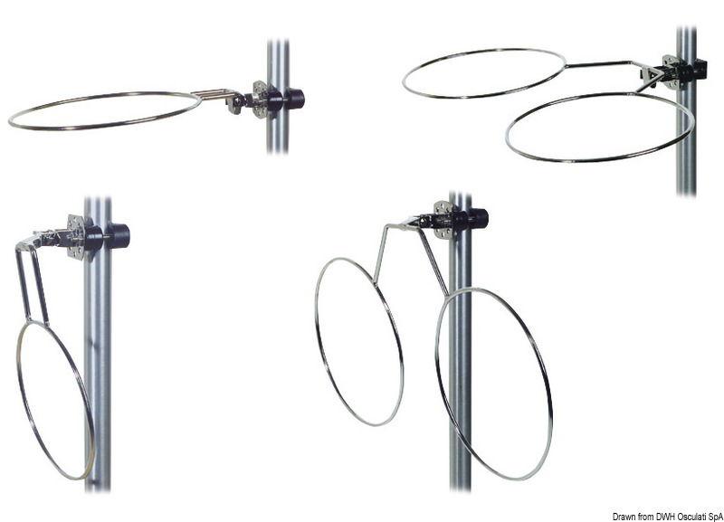 Portaparabordi doppio 210 mm