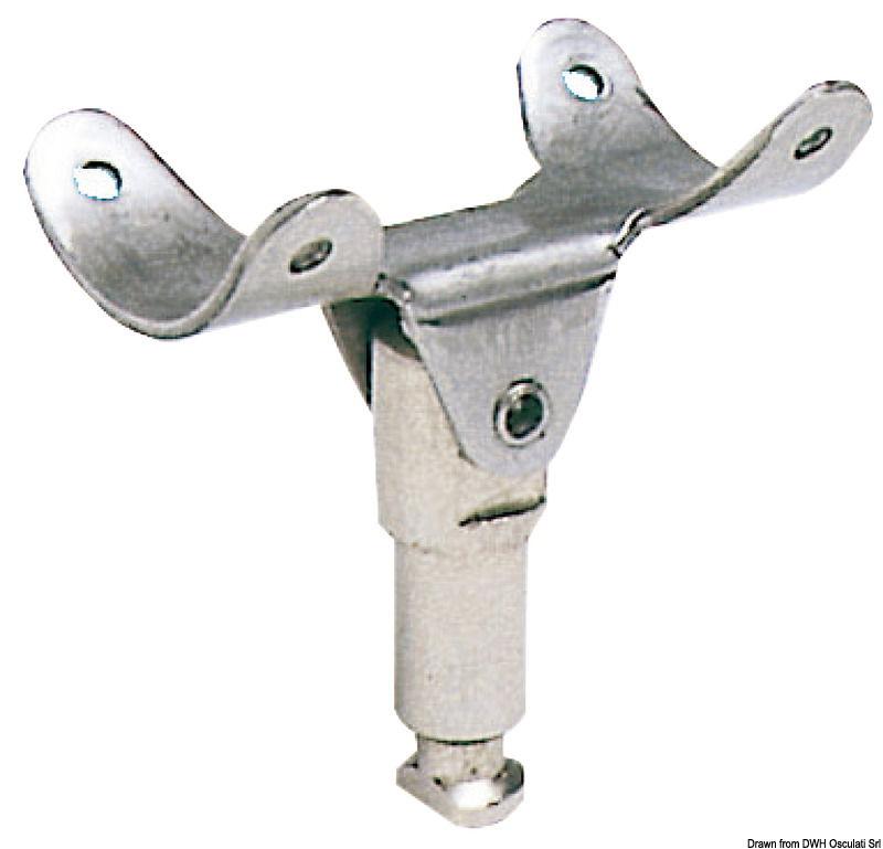 Scalmo ottone cromato per canotti Zodiac