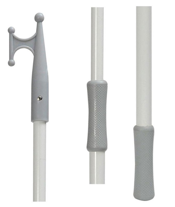 Gancio accosto telescopico Color bianco