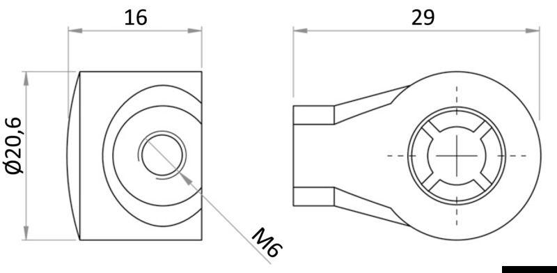 Testine in plastica BSP- 6mm x molle a gas