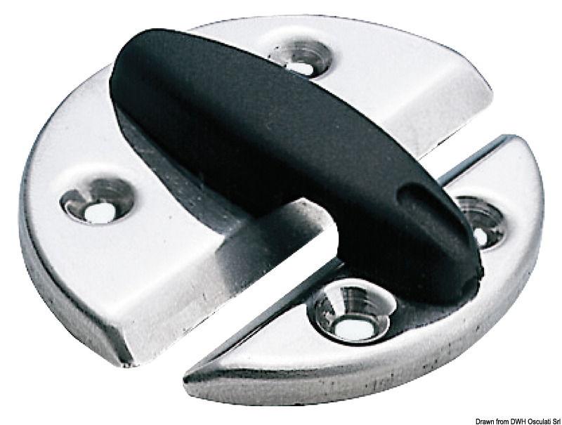 Ferma pagliolo inox 60 mm