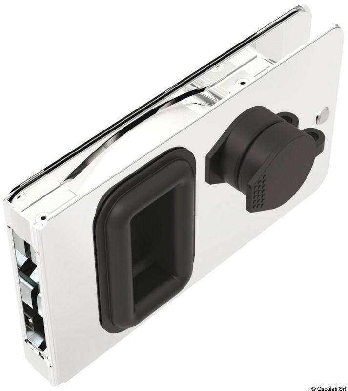 Chiusura Flush per porte ingresso inox impermeab.