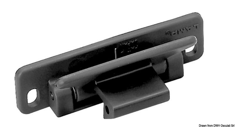 Scrocco a leva a scatto nero