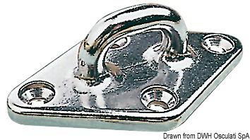 Golfare inox 4 fori 79 mm