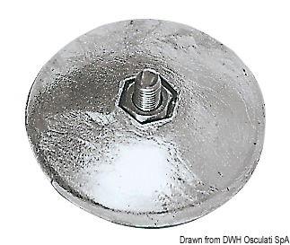 Anodo a rosa 70 mm 300 g